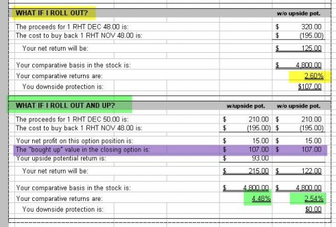 Rolling artcile-Calculator results