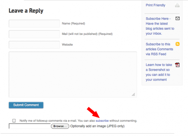 subscribe to blue collar investor individual article comments